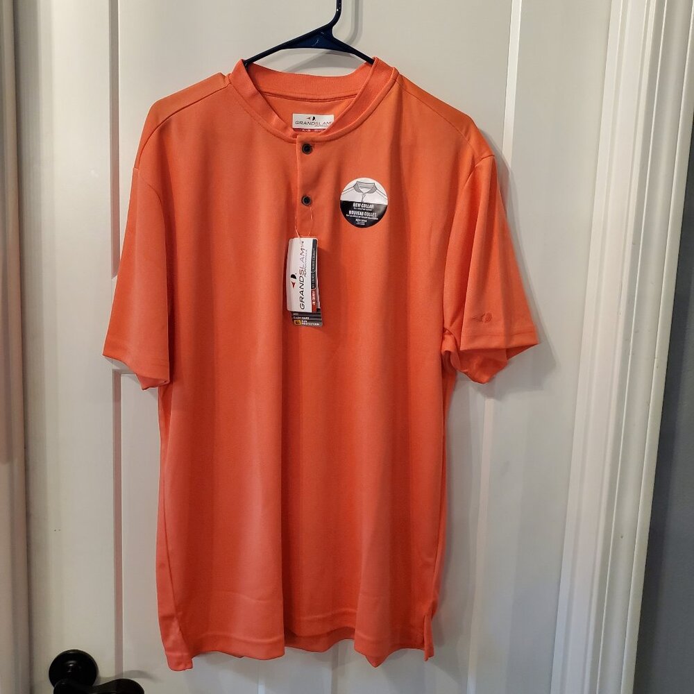 BNWT Grand Slam New Collar Stretch Polo Shirt-XL